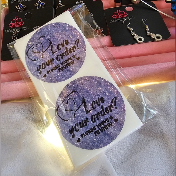 50 ct Pick Your Color Love Your Order Stickers - Picture 1 of 1